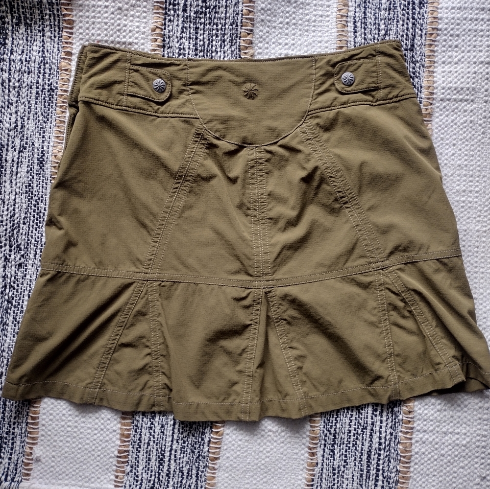 Athleta athletic Skort olive green color. - Picture 5 of 5